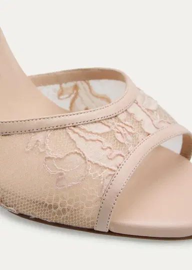 Christian Louboutin 100mm Miss Z Lace Slingback Sandals | Thumbnail 3 Christian Louboutin 100mm Miss Z Lace Slingback Sandals | Thumbnail 3