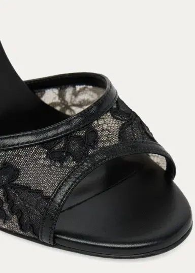 Christian Louboutin 100mm Miss Z Lace Slingback Sandals | Thumbnail 5 Christian Louboutin 100mm Miss Z Lace Slingback Sandals | Thumbnail 5