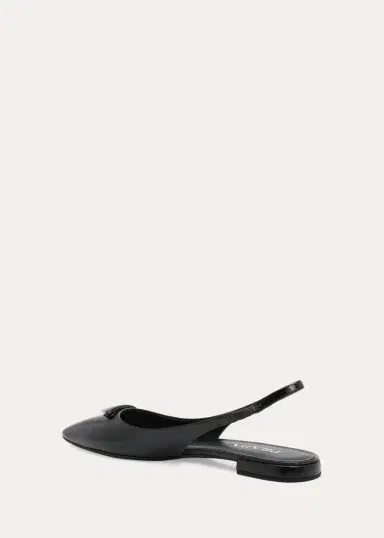 Prada Saffiano Leather Slingback Flats | Thumbnail 4 Prada Saffiano Leather Slingback Flats | Thumbnail 4