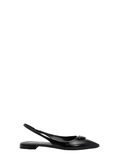 Prada Saffiano Leather Slingback Flats | Thumbnail 1 Prada Saffiano Leather Slingback Flats | Thumbnail 1