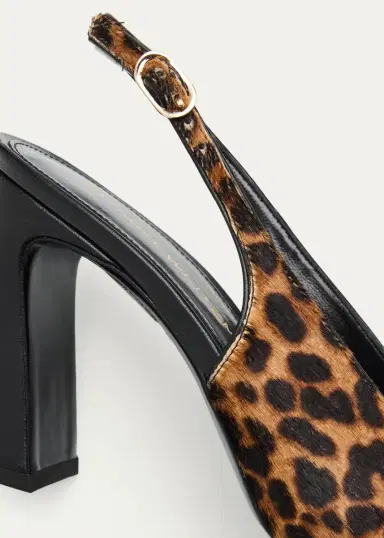 Stuart Weitzman 85mm Stassi Leopard Calf Hair Slingback Pumps | Thumbnail 5 Stuart Weitzman 85mm Stassi Leopard Calf Hair Slingback Pumps | Thumbnail 5