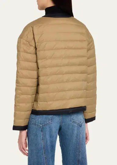 Veronica Beard Pearson Quilted Button-Front Jacket | Thumbnail 3 Veronica Beard Pearson Quilted Button-Front Jacket | Thumbnail 3