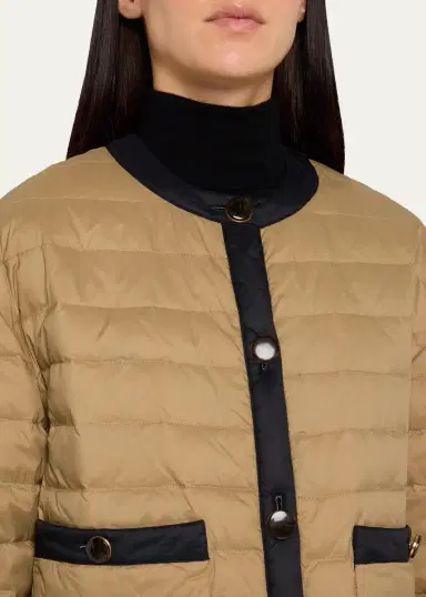 Veronica Beard Pearson Quilted Button-Front Jacket | Thumbnail 5 Veronica Beard Pearson Quilted Button-Front Jacket | Thumbnail 5