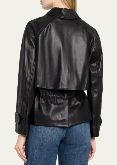 A.L.C. Maeve Lambskin Jacket | Thumbnail 3 A.L.C. Maeve Lambskin Jacket | Thumbnail 3