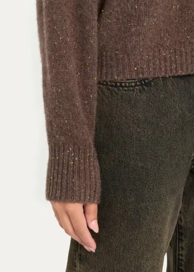 Frame Flecked Wool-Cashmere Cardigan | Thumbnail 5 Frame Flecked Wool-Cashmere Cardigan | Thumbnail 5