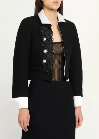 Marc Jacobs Runway Tweed Virgin-Wool Blend Jacket | Thumbnail 4 Marc Jacobs Runway Tweed Virgin-Wool Blend Jacket | Thumbnail 4