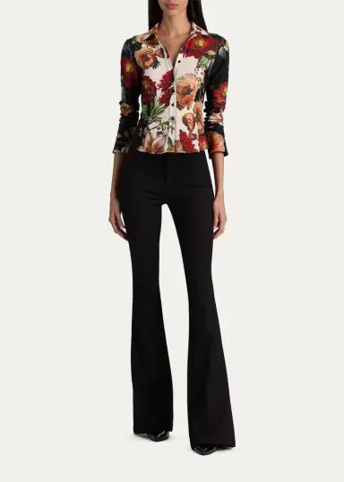 Alice + Olivia Freya Printed Top | Thumbnail 2 Alice + Olivia Freya Printed Top | Thumbnail 2