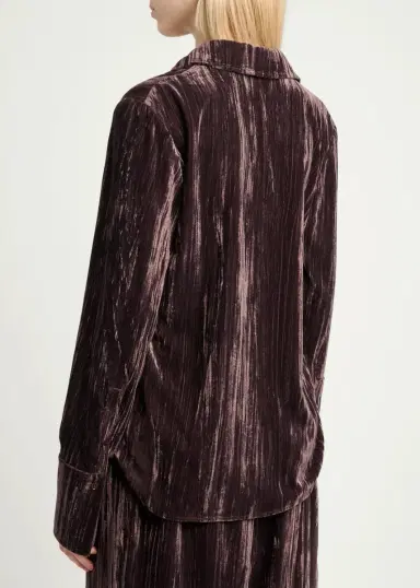 Proenza Schouler Madi Crinkled Button-Front Top | Thumbnail 3 Proenza Schouler Madi Crinkled Button-Front Top | Thumbnail 3