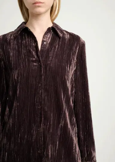 Proenza Schouler Madi Crinkled Button-Front Top | Thumbnail 5 Proenza Schouler Madi Crinkled Button-Front Top | Thumbnail 5