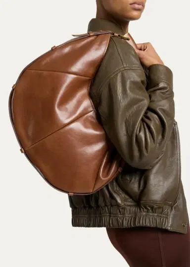 Saint Laurent Mombasa Medium Pleated Leather Hobo Bag | Thumbnail 2 Saint Laurent Mombasa Medium Pleated Leather Hobo Bag | Thumbnail 2