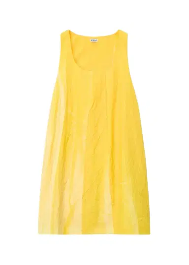Loewe Gradient-Print Crinkled Cotton Mini Shift Dress | Thumbnail 1 Loewe Gradient-Print Crinkled Cotton Mini Shift Dress | Thumbnail 1