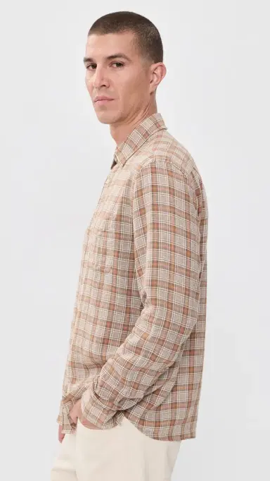 Faherty Palmetto Button Down Shirt | Thumbnail 4 Faherty Palmetto Button Down Shirt | Thumbnail 4
