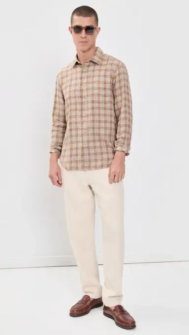 Faherty Palmetto Button Down Shirt | Thumbnail 5 Faherty Palmetto Button Down Shirt | Thumbnail 5