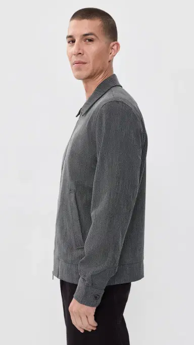 Les Deux Herringbone Coach Jacket | Thumbnail 5 Les Deux Herringbone Coach Jacket | Thumbnail 5