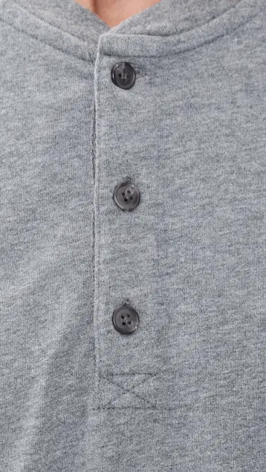 Marine Layer Luxe 250 Henley Tee | Thumbnail 6 Marine Layer Luxe 250 Henley Tee | Thumbnail 6
