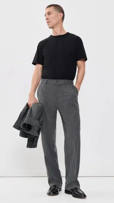Les Deux Herringbone Tailored Pants | Thumbnail 5 Les Deux Herringbone Tailored Pants | Thumbnail 5