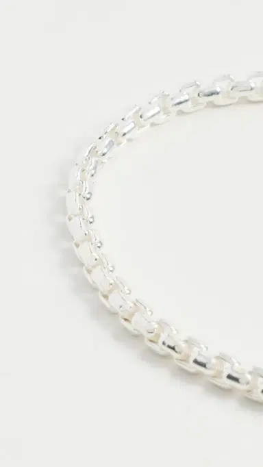 Shinola Sterling Silver Box Chain Bracelet 4mm | Thumbnail 4 Shinola Sterling Silver Box Chain Bracelet 4mm | Thumbnail 4