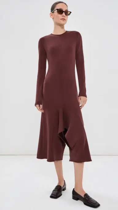 Tibi Feather Weight Neoprene Drape Dress | Thumbnail 2 Tibi Feather Weight Neoprene Drape Dress | Thumbnail 2