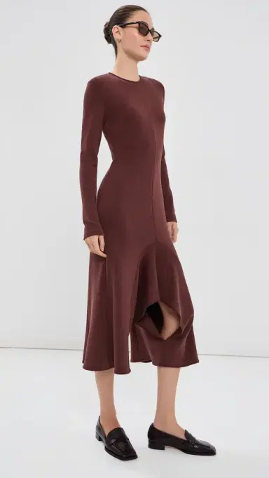Tibi Feather Weight Neoprene Drape Dress | Thumbnail 4 Tibi Feather Weight Neoprene Drape Dress | Thumbnail 4