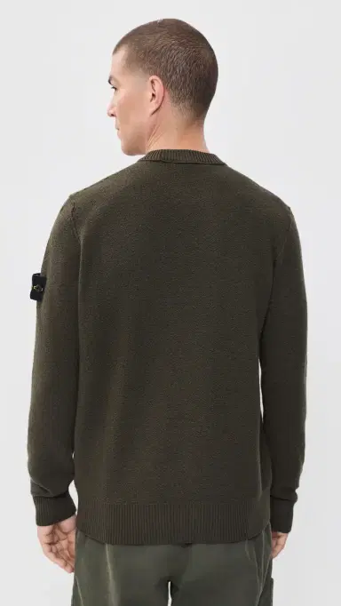 Stone Island Textured Stitch Crew Neck Sweater | Thumbnail 3 Stone Island Textured Stitch Crew Neck Sweater | Thumbnail 3