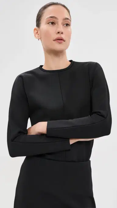 Tibi Luxe Crepe Knit Dolman Top | Thumbnail 2 Tibi Luxe Crepe Knit Dolman Top | Thumbnail 2