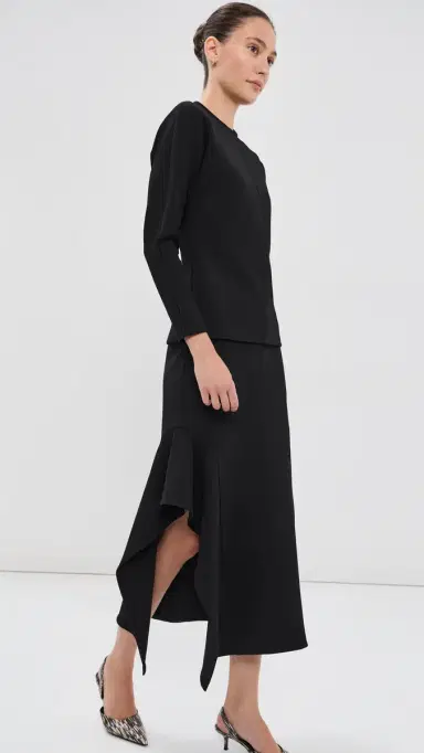 Tibi Luxe Crepe Knit Dolman Top | Thumbnail 4 Tibi Luxe Crepe Knit Dolman Top | Thumbnail 4