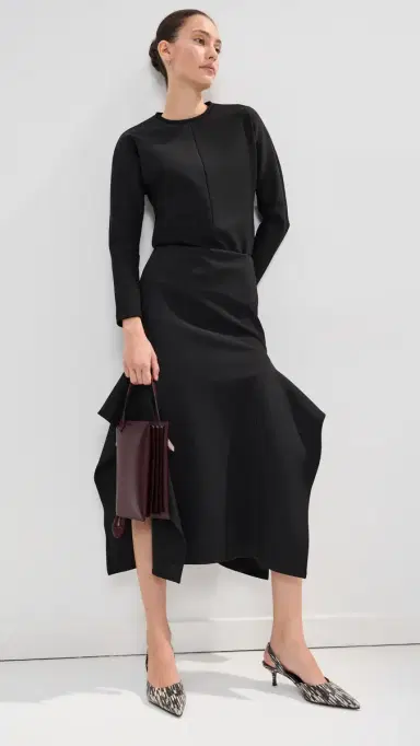 Tibi Luxe Crepe Knit Dolman Top | Thumbnail 5 Tibi Luxe Crepe Knit Dolman Top | Thumbnail 5