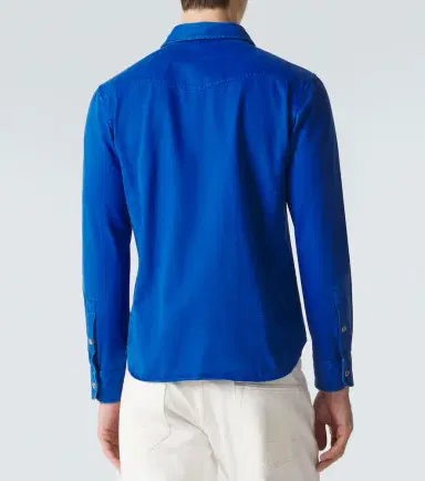 Tom Ford Cotton twill Western shirt | Thumbnail 4 Tom Ford Cotton twill Western shirt | Thumbnail 4