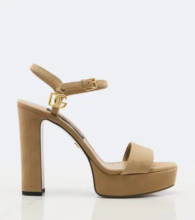 Dolce & Gabbana DG suede platform sandals | Thumbnail 4 Dolce & Gabbana DG suede platform sandals | Thumbnail 4