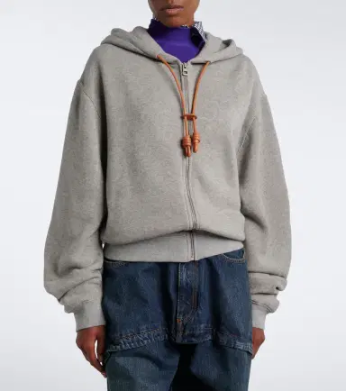 Loewe Flamenco cotton and cashmere hoodie | Thumbnail 4 Loewe Flamenco cotton and cashmere hoodie | Thumbnail 4