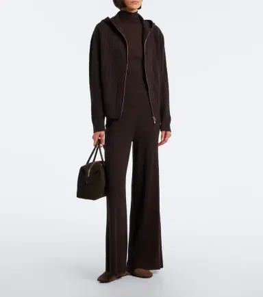 AGNONA Cable-knit cashmere zip-up hoodie | Thumbnail 5 AGNONA Cable-knit cashmere zip-up hoodie | Thumbnail 5