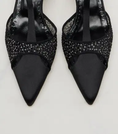 Manolo Blahnik Turgimodla satin slingback pumps | Thumbnail 2 Manolo Blahnik Turgimodla satin slingback pumps | Thumbnail 2