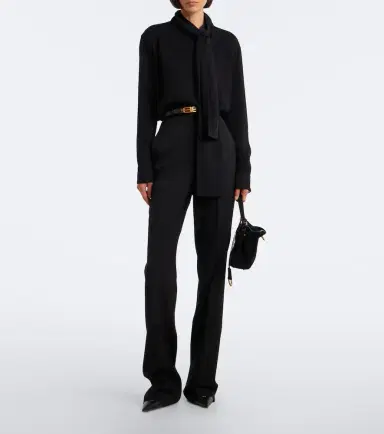 Balenciaga Silk and wool blouse | Thumbnail 7 Balenciaga Silk and wool blouse | Thumbnail 7