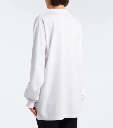 Balenciaga Logo cotton jersey T-shirt | Thumbnail 6 Balenciaga Logo cotton jersey T-shirt | Thumbnail 6