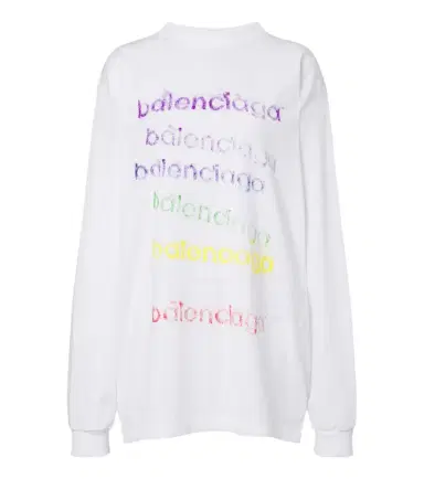 Balenciaga Logo cotton jersey T-shirt | Thumbnail 1 Balenciaga Logo cotton jersey T-shirt | Thumbnail 1