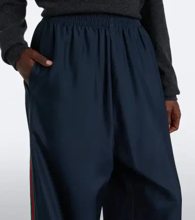 Gucci Web Stripe silk track pants | Thumbnail 5 Gucci Web Stripe silk track pants | Thumbnail 5