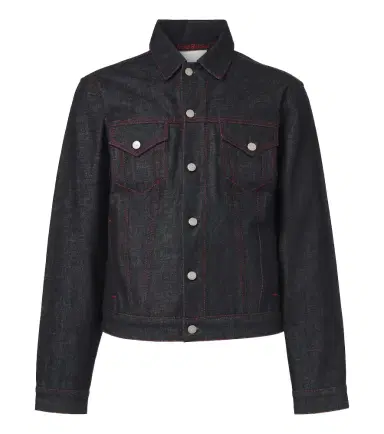 Acne Studios Re-edition logo denim jacket | Thumbnail 1 Acne Studios Re-edition logo denim jacket | Thumbnail 1