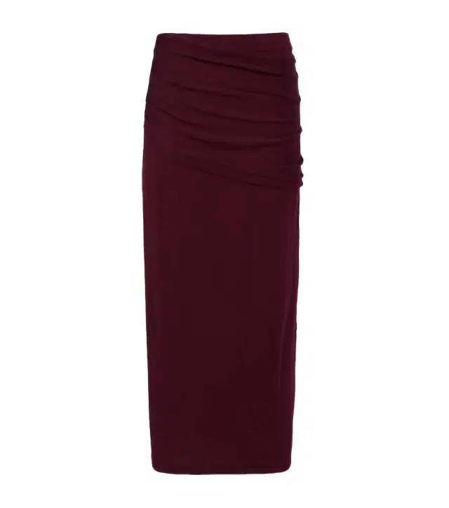 Wilma ruched wool maxi skirt Wilma ruched wool maxi skirt