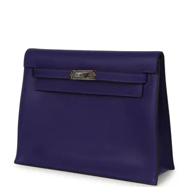 HERMÈS Hermes Kelly Danse Purple Evercolor Palladium Hardware | Thumbnail 5 HERMÈS Hermes Kelly Danse Purple Evercolor Palladium Hardware | Thumbnail 5