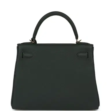 HERMÈS Hermes Kelly Retourne 28 Vert Mangrove Togo Permabrass Hardware | Thumbnail 4 HERMÈS Hermes Kelly Retourne 28 Vert Mangrove Togo Permabrass Hardware | Thumbnail 4