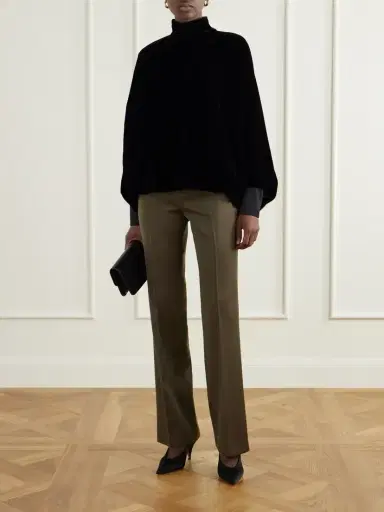 Balmain Wool Straight-leg Pants | Thumbnail 2 Balmain Wool Straight-leg Pants | Thumbnail 2