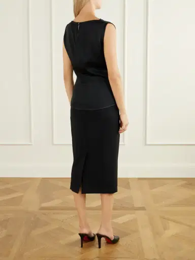 Lanvin Satin Wrap Top | Thumbnail 3 Lanvin Satin Wrap Top | Thumbnail 3