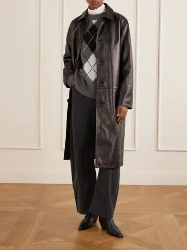 Nili Lotan Donnika Checked Cashmere And Silk-blend Sweater | Thumbnail 2 Nili Lotan Donnika Checked Cashmere And Silk-blend Sweater | Thumbnail 2