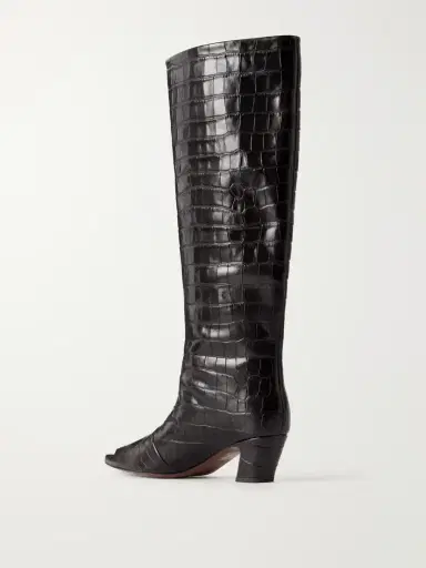 Loeffler Randall Marley Croc-effect Leather Knee Boots | Thumbnail 3 Loeffler Randall Marley Croc-effect Leather Knee Boots | Thumbnail 3