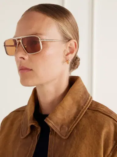 Jacques Marie Mage Earl Aviator-style Gold-tone Sunglasses | Thumbnail 5 Jacques Marie Mage Earl Aviator-style Gold-tone Sunglasses | Thumbnail 5