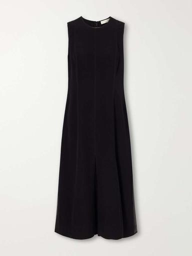 Ulla Johnson Laure Crepe And Chiffon Midi Dress | Thumbnail 1 Ulla Johnson Laure Crepe And Chiffon Midi Dress | Thumbnail 1