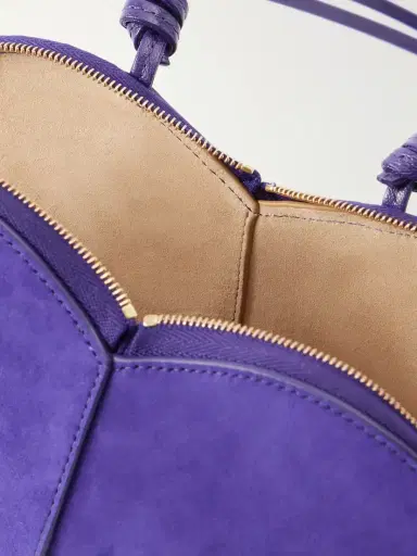 Alaïa Le Coeur Suede And Leather Shoulder Bag | Thumbnail 5 Alaïa Le Coeur Suede And Leather Shoulder Bag | Thumbnail 5