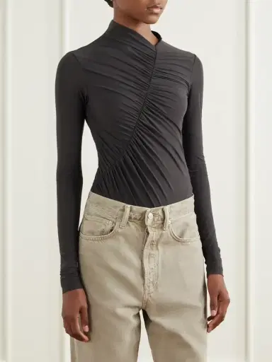 AGOLDE Lupin Gathered Stretch Bodysuit | Thumbnail 3 AGOLDE Lupin Gathered Stretch Bodysuit | Thumbnail 3