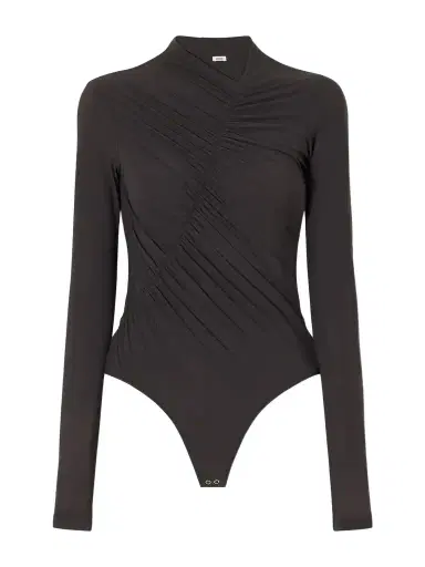 AGOLDE Lupin Gathered Stretch Bodysuit | Thumbnail 1 AGOLDE Lupin Gathered Stretch Bodysuit | Thumbnail 1