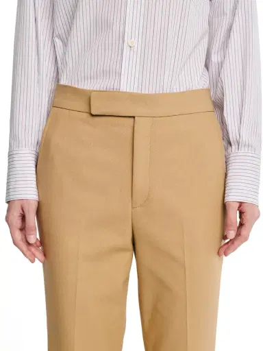Maria McManus Mid Rise Flare Cotton Trousers | Thumbnail 4 Maria McManus Mid Rise Flare Cotton Trousers | Thumbnail 4